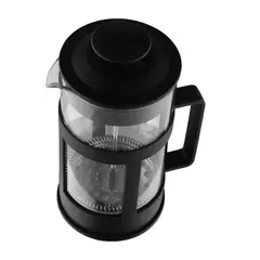 GENERICO - Cafetera de prensa francesa de vidrio Inoxidable cafetera Espresso de 600ml 3-4 tazas