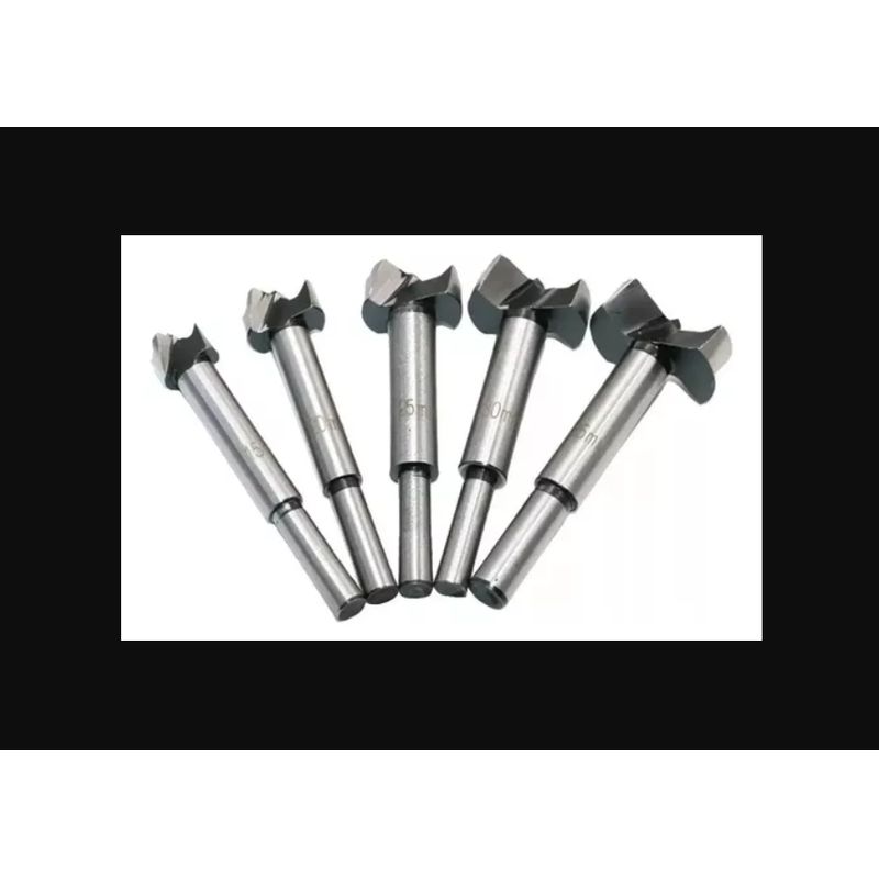 GENERICO - Set Juego De Brocas Fortsner Para Madera 5 Piezas Toolmak
