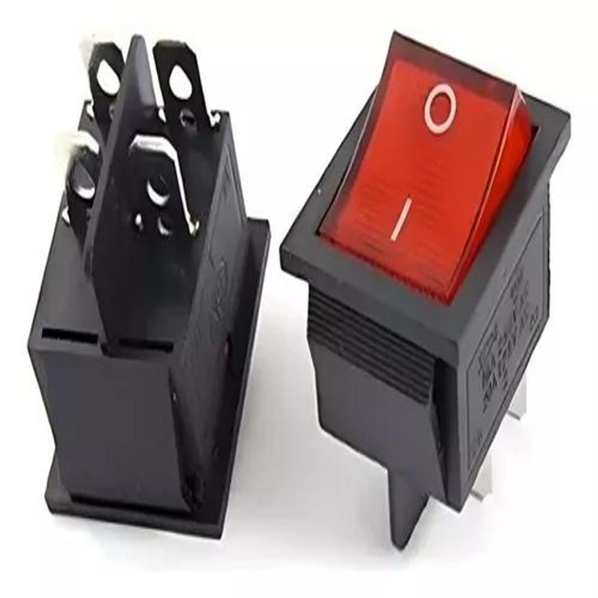 GENERICO - Interruptor Switch Universal Onoff 4pines Con Luz 12v Nº45