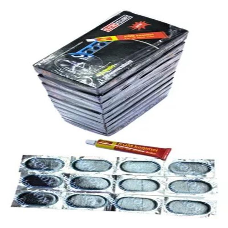 GENERICO - Pack 10 Caja X 24 Parches Unidad Neumáticos Rueda Auto Carro