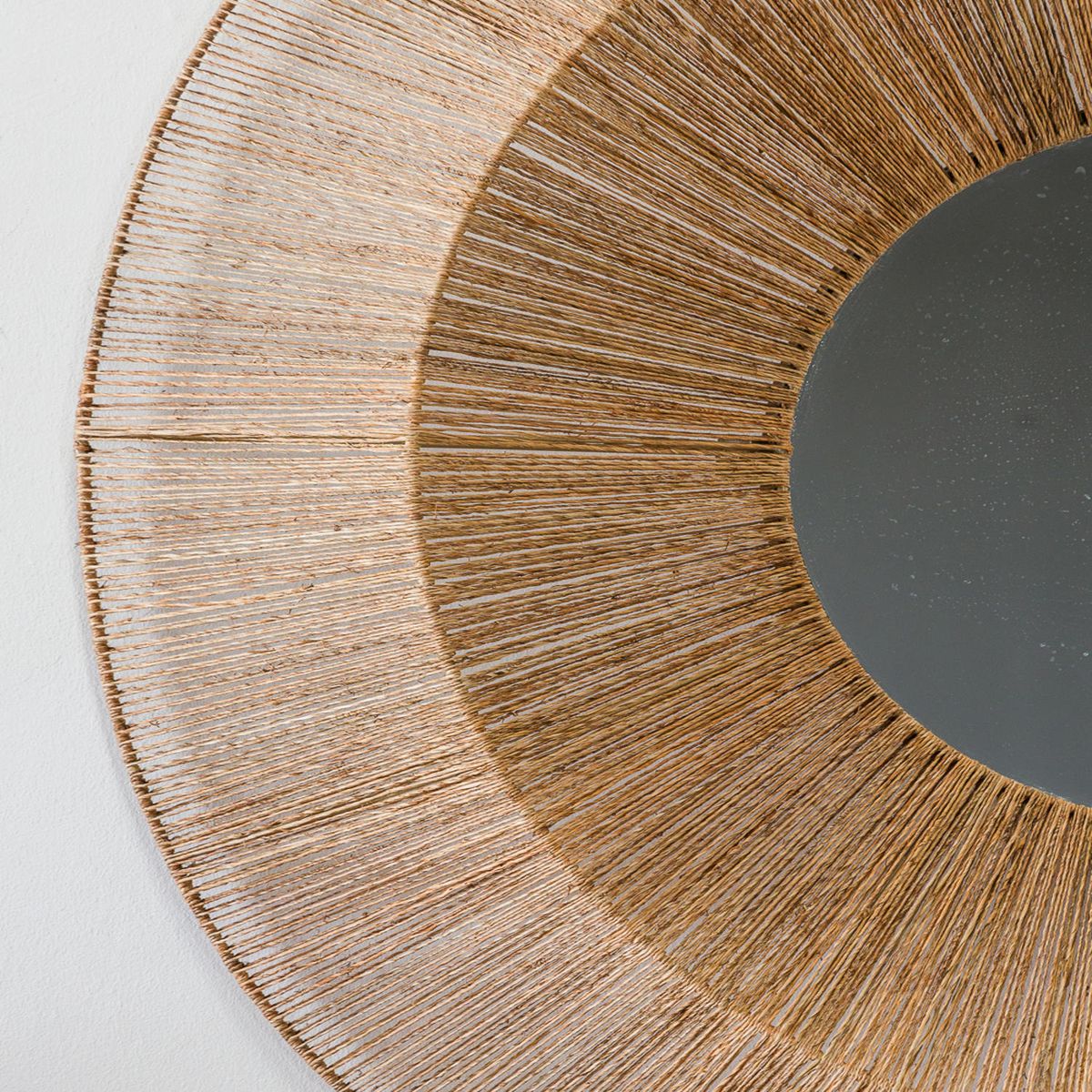 AMOBLE - Espejo Bamsa Redondo Café 120 Amoblé