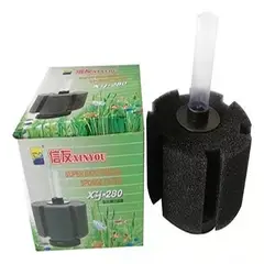 GENERICO - Filtro De Esponja Difusor Acuario 12cm Diametro 65cm Alto