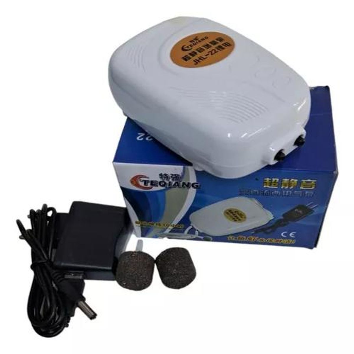 GENERICO - bomba  oxigeno con bateria de litio acuarios JHL-22