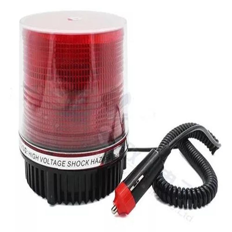 GENERICO - Baliza Led Roja 12v Estroboscopica Con Iman 51012