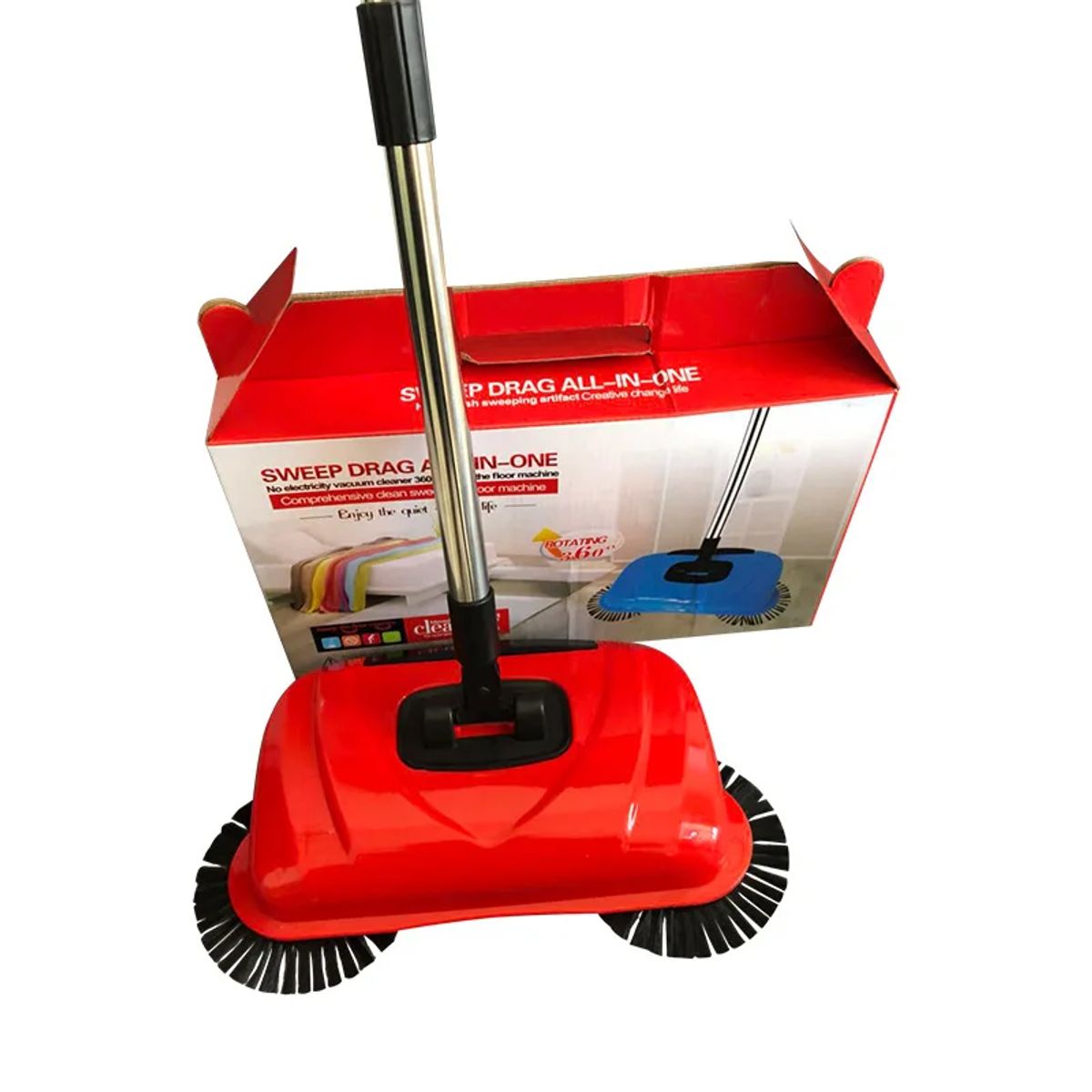 MOVI - Escoba Aspiradora 3 en 1 – Barredora, Aspiradora y Mopa