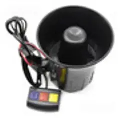GENERICO - Bocina Sirena Alarma 3 Tonos Policial Pato 12v Auto Moto