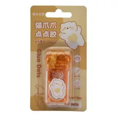 GENERICO - Corrector Cinta Diseño Kawaii Cute Patita 5 Metros - Naranja