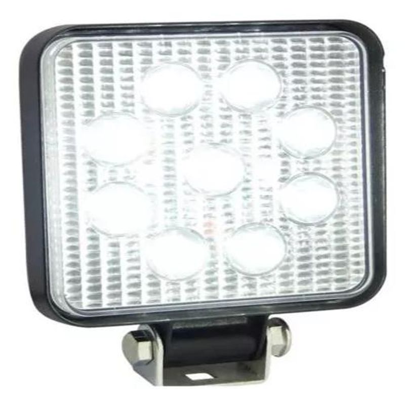 GENERICO - Luces Pack X6 Neblinero Led 27w Moto Auto Camion Cuadrado