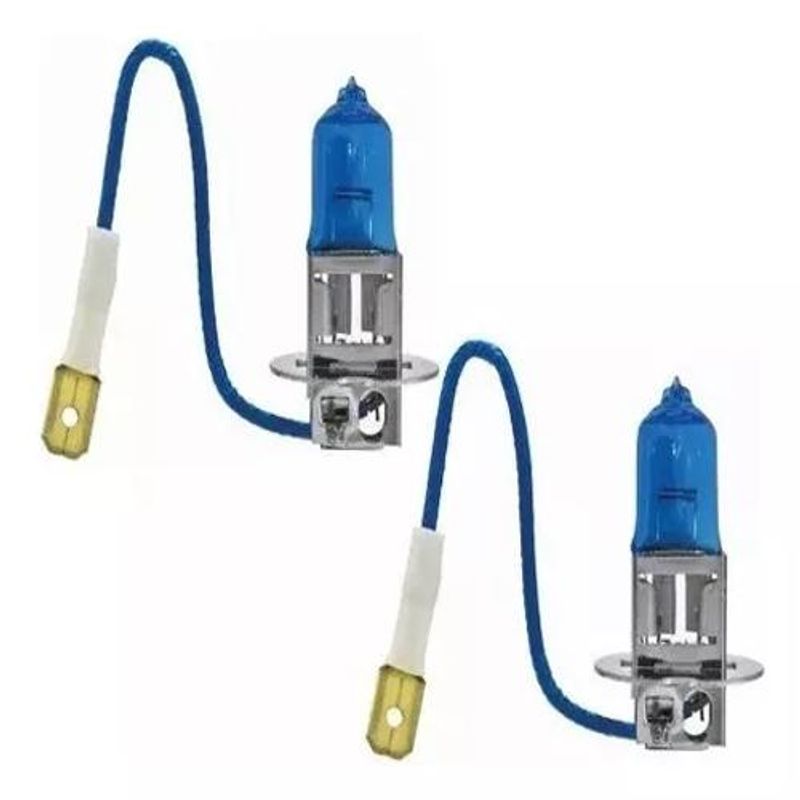GENERICO - Ampolleta Halogena H3 12v 55w Luz Dia Par 2 Unidades