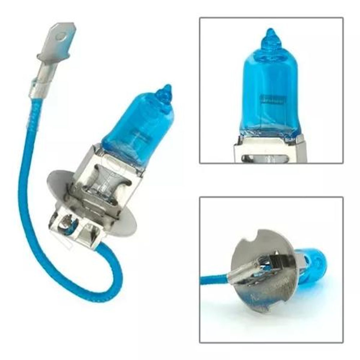 GENERICO - Ampolleta Halogena H3 12v 55w Luz Dia Pack 10 Unidades
