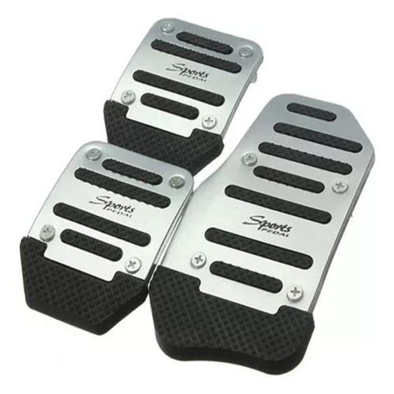 GENERICO - Set Cubre Pedales Antideslizante Auto Manual Universal Xb373