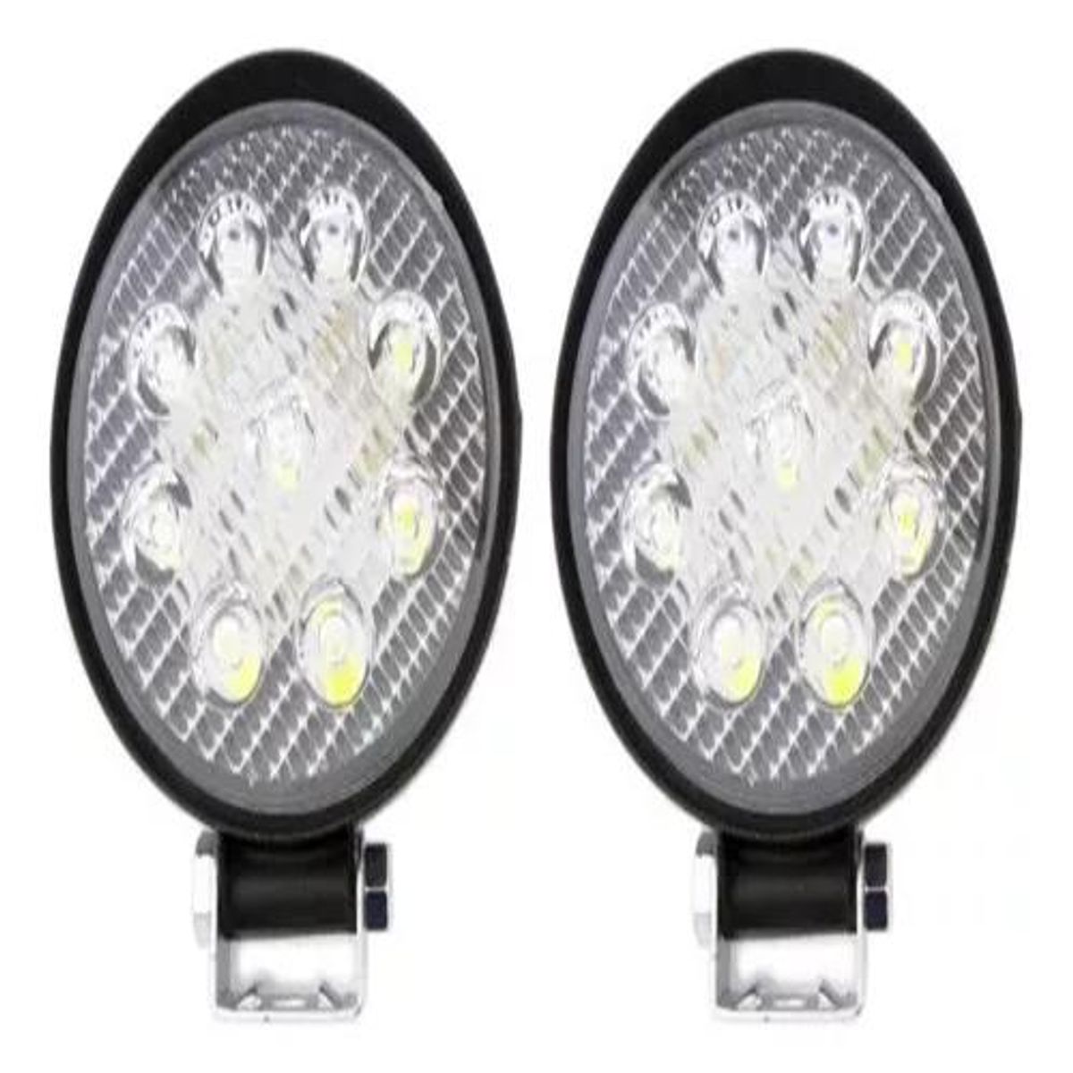 GENERICO - Luces Pack X2 Neblinero Led 27w Moto Auto Camion Redondo