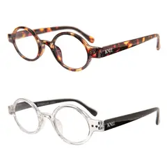 KANALLA - Pack 2 Lentes de Lectura Filtro Luz Azul y UV mod Elegant Tortoise /Transparente 2.5