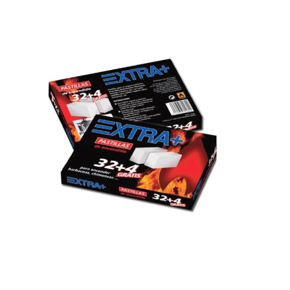 GENERICO - Pack 32 Pastillas Iniciador De Fuego Para Quincho Parrilla