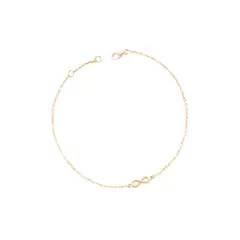 JB JOYAS BARON - Pulsera de Oro de 18kt Modelo Infinito de 5 puntos