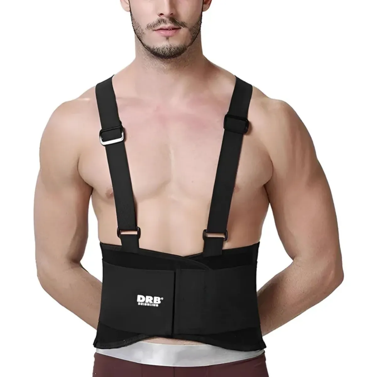 DRB - Faja Laboral Lumbar Industrial Seguridad Trabajo Carga
