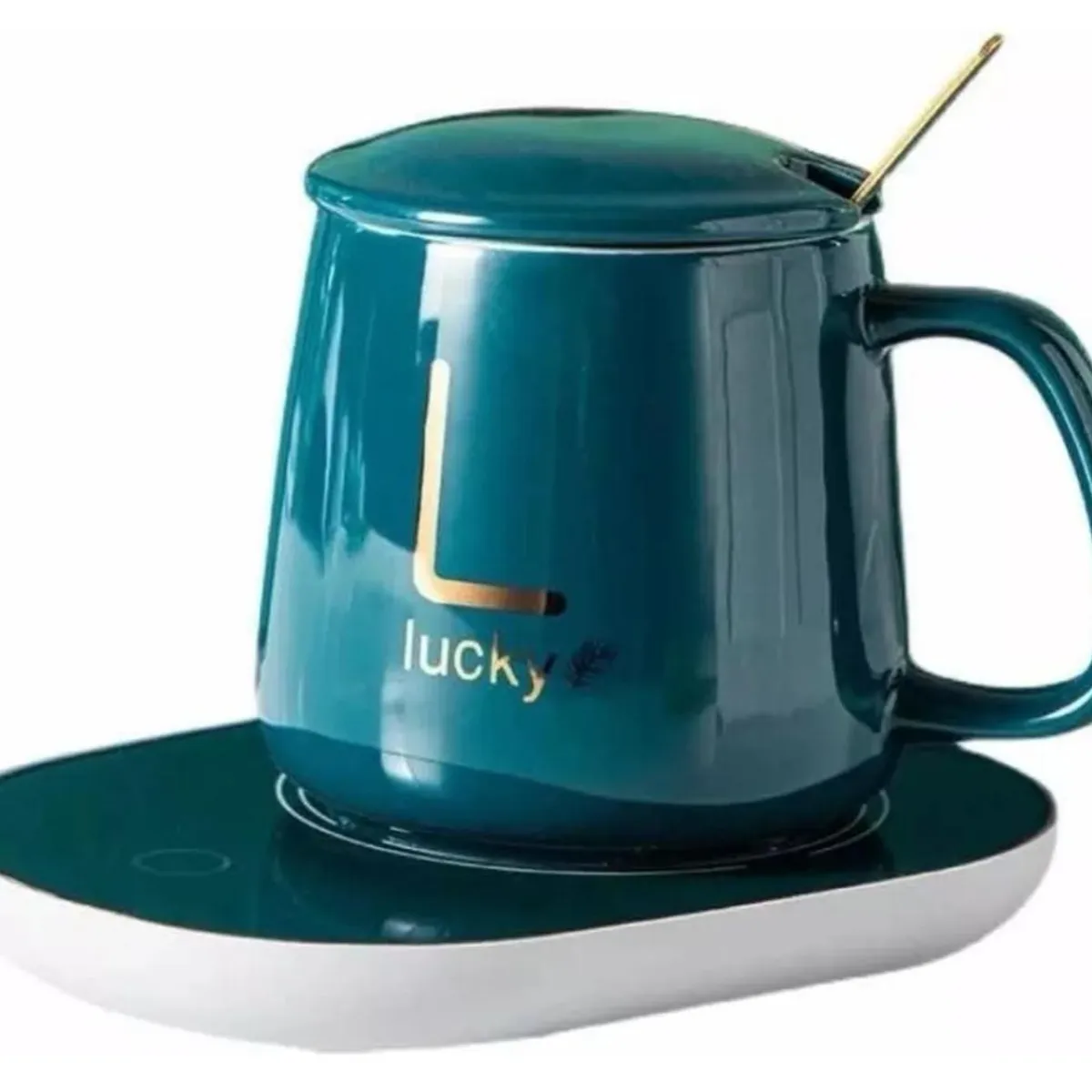 GENERICO - Taza Calentador Electrico Taza De Café Set De Taza Té Tazon Verde