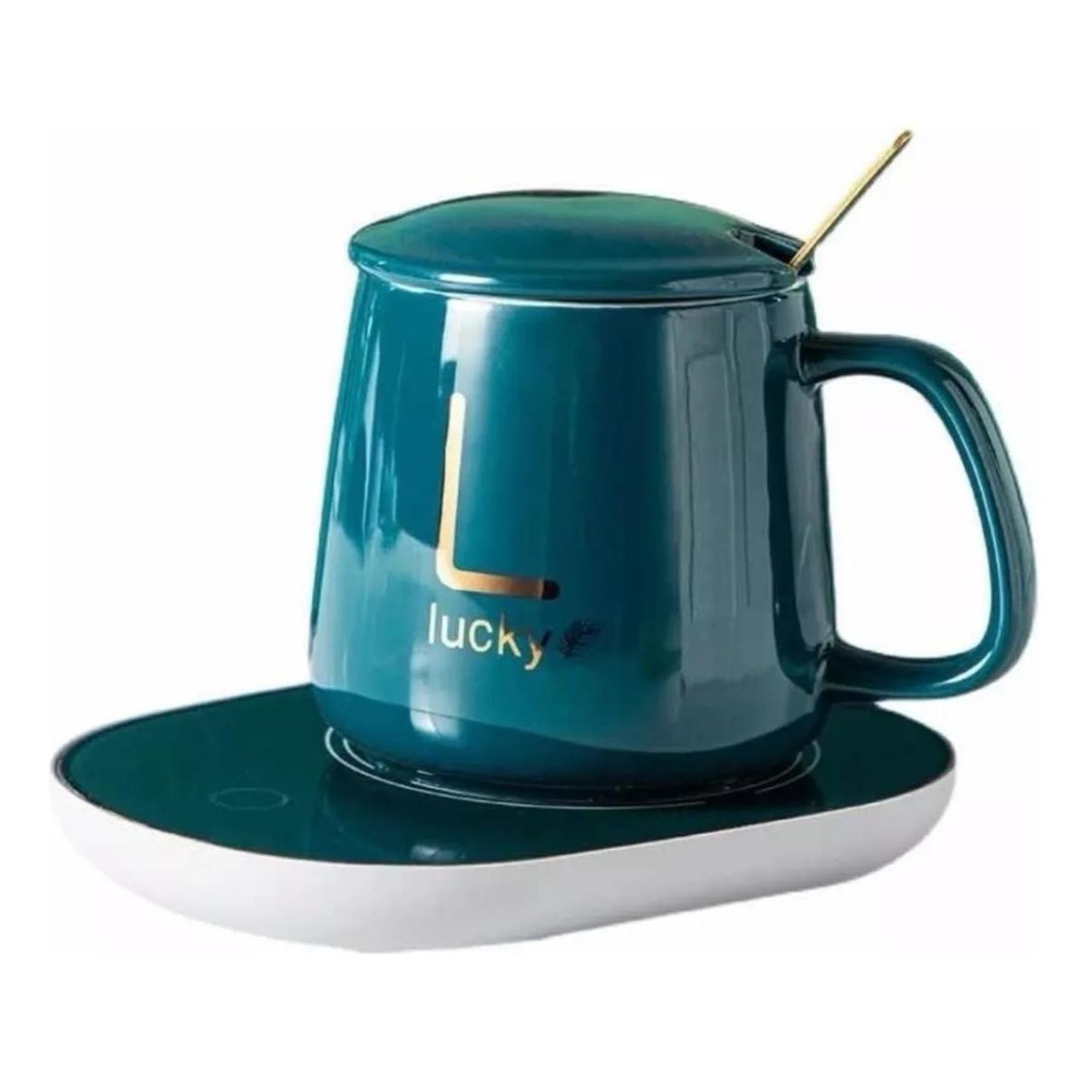 GENERICO - Taza Calentador Electrico Taza De Café Set De Taza Té Tazon Verde