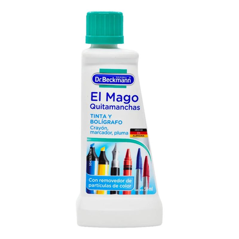 DR BECKMANN - Dr Beckmann El Mago Quitamanchas Tinta y Boligrafo 50 ml
