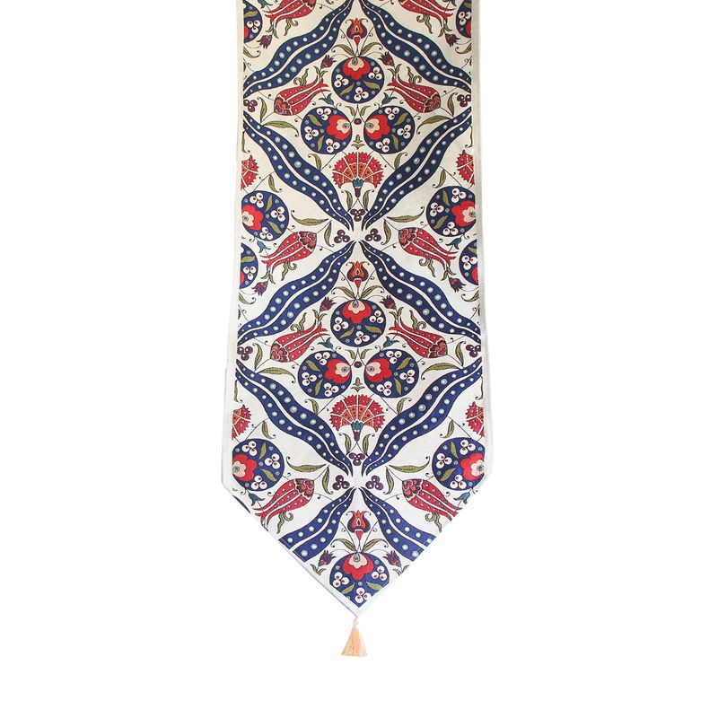 TURKUAZ - Camino de mesa 1,94 m Topkapi - Mantel turquía - Boho