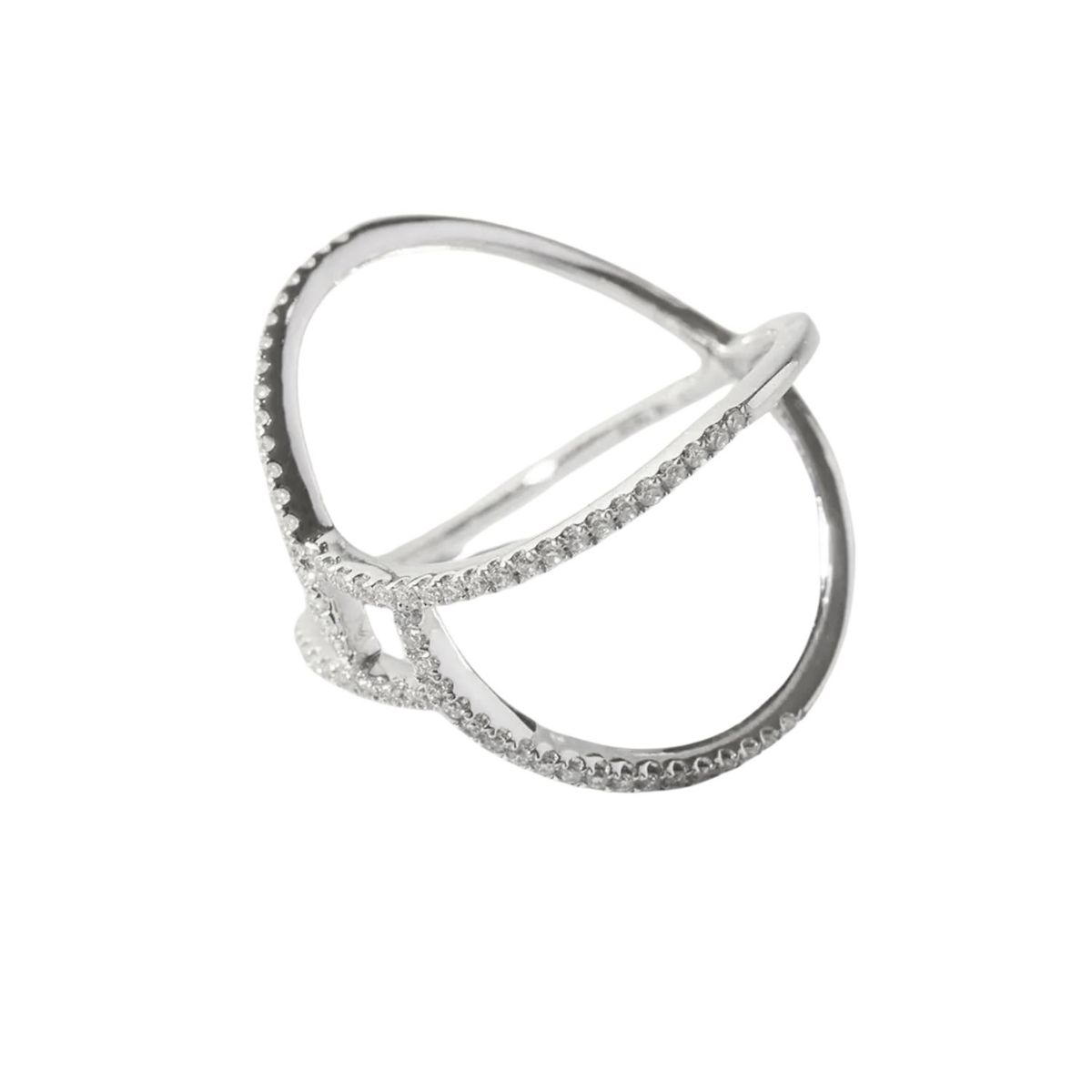 JB JOYAS BARON - Anillo Oro Blanco 18kt Diamantes 16 Pts - Danielle Costantini