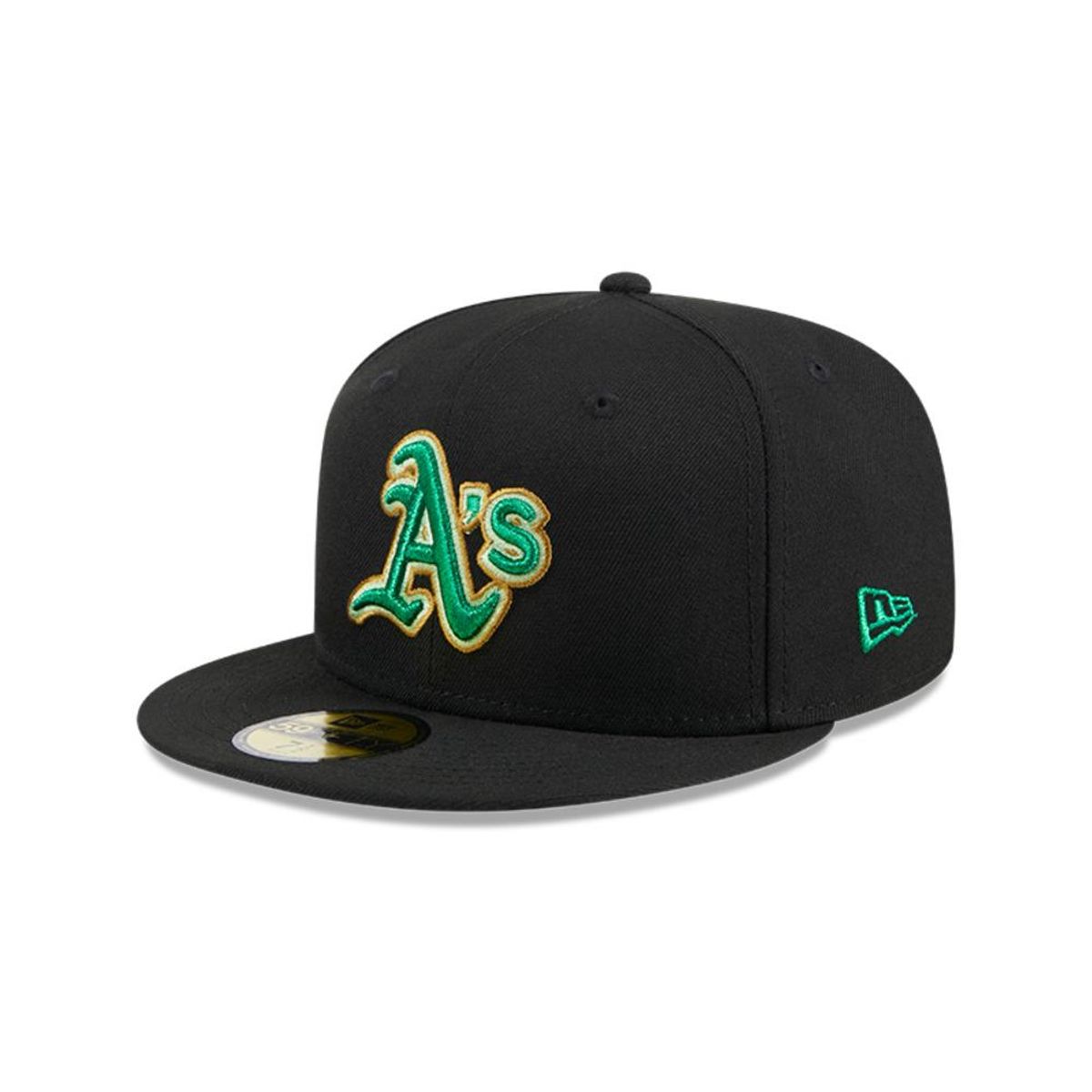 NEW ERA - Gorra Oakland Athletics MLB 59Fifty Metallic Verde Pop Negro