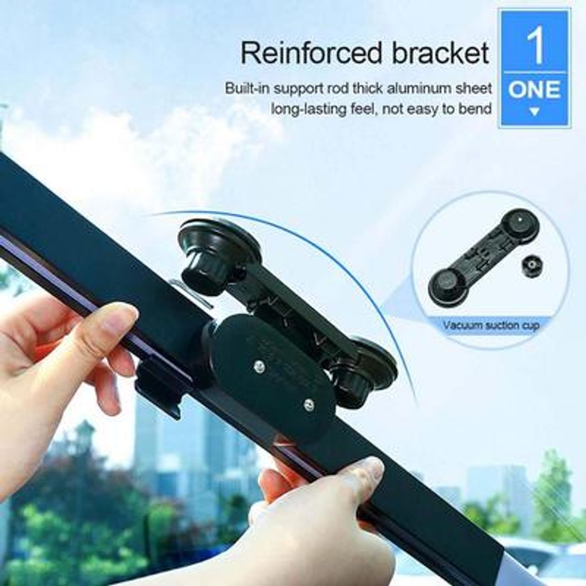 MOVI - Parasol Retráctil UV para Auto  Protección Solar y Térmica