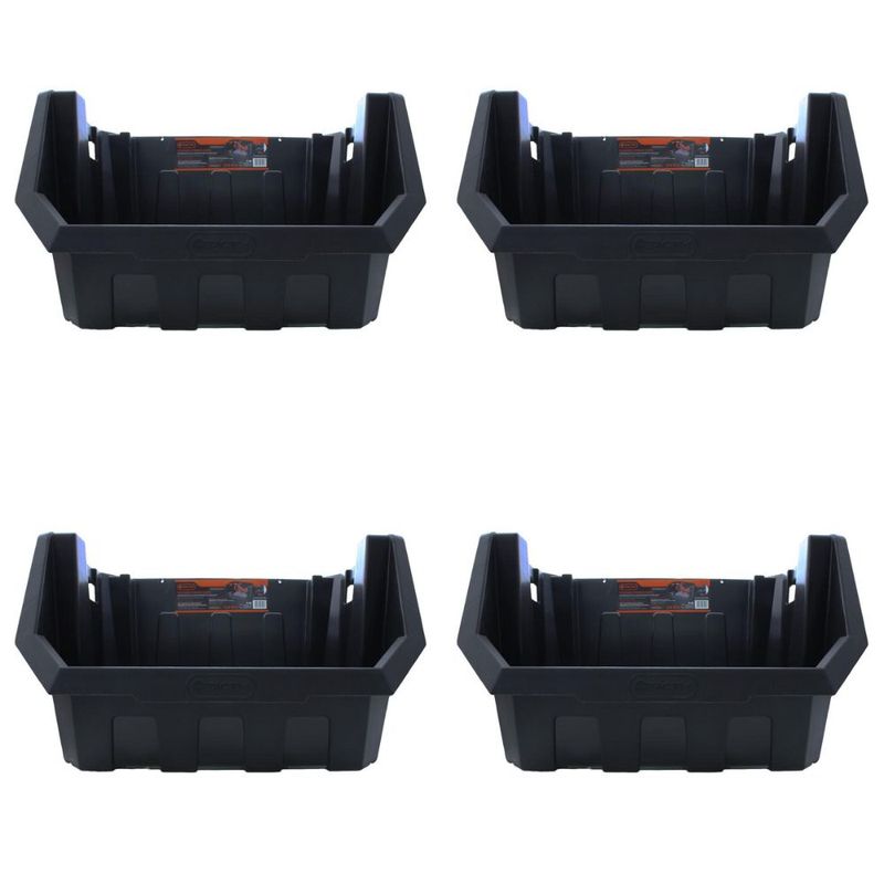 TACTIX - Organizador Plastico Apilable X 4 Unidades