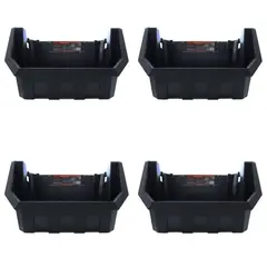 TACTIX - Organizador Plastico Apilable X 4 Unidades