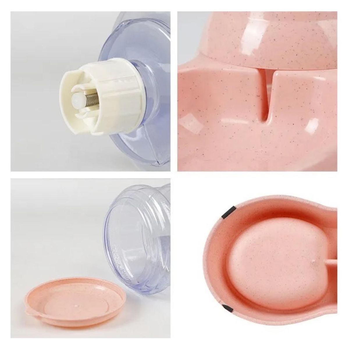 GENERICO - Pack 2 Dispensador De Agua/comida Para Mascotas Perros,gatos