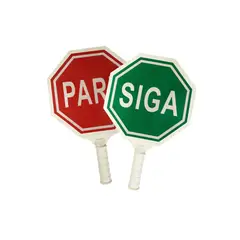 MAX WORK - Paleta De Señalización Pare Y Siga