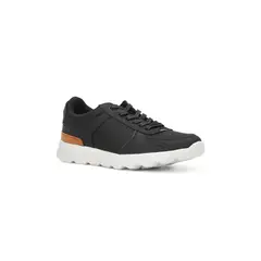 CARDINALE - Zapatilla urbana Zapatillas cuero y textil walker-0-17 negro