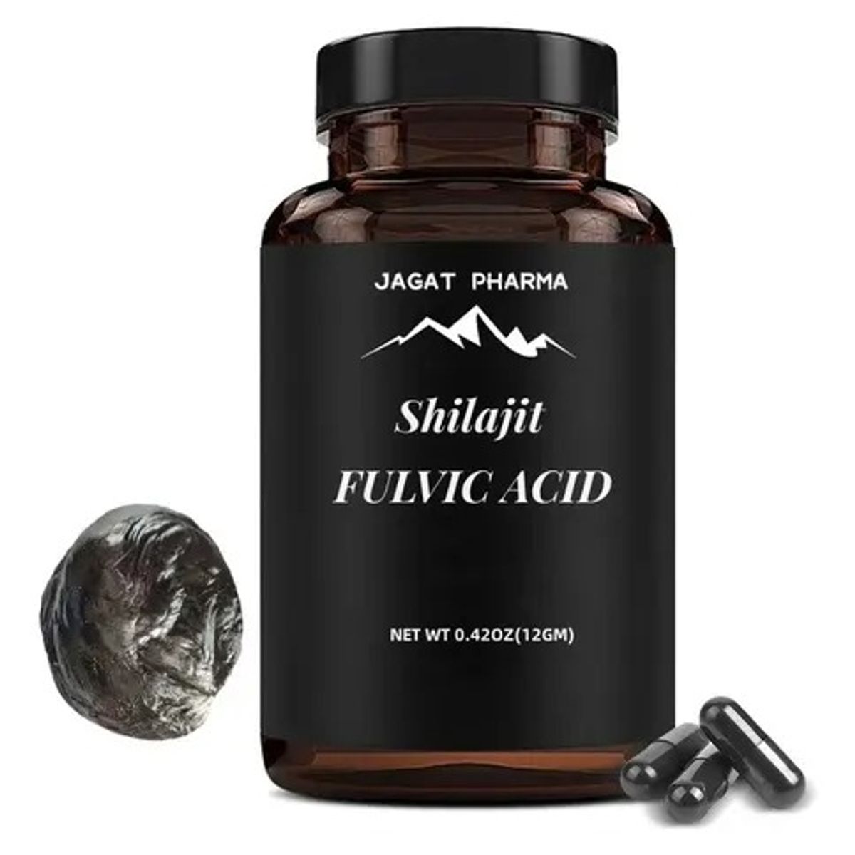 GENERICO - Shilajit Puro Del Himalaya 120 Capsulas Acido Fulvico Natural