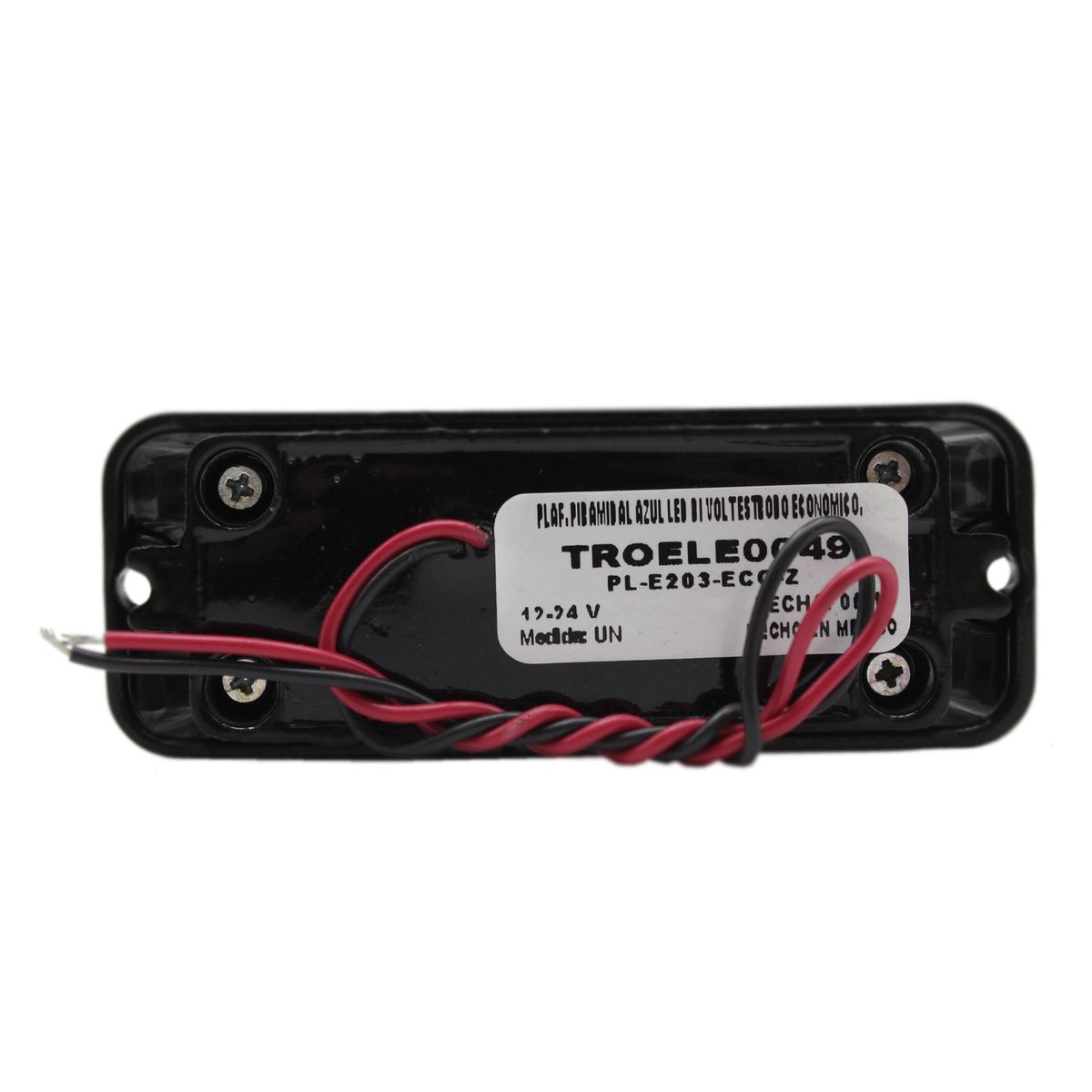 TRO GRIM - FOCO LATERAL LED AZUL ESTROBOSCOPICO 12 Y 24 VOLTS