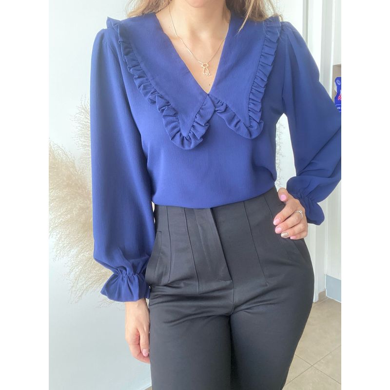 ME MATO TIENDA - Blusa negra mujer cuello bobo tienda Me Mato