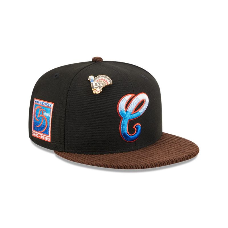 NEW ERA - Jockey Chicago Blanco Sox MLB 59Fifty Negro New Era