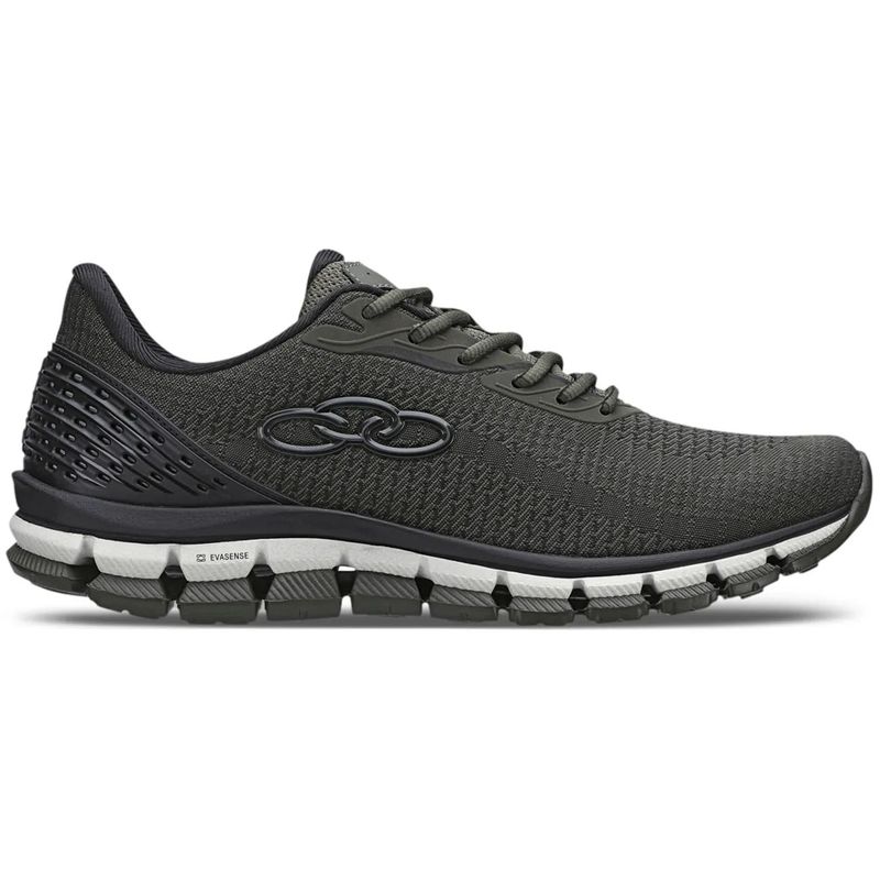 OLYMPIKUS - Zapatilla Hombre Estilo 2 Verde Militar/Negro