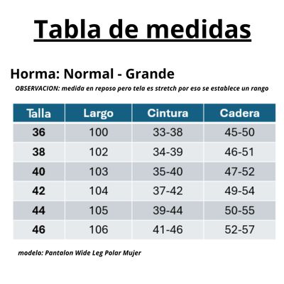 Imagen 2 del producto Jeans Pantalon Wide Leg Forro Polar Mujer