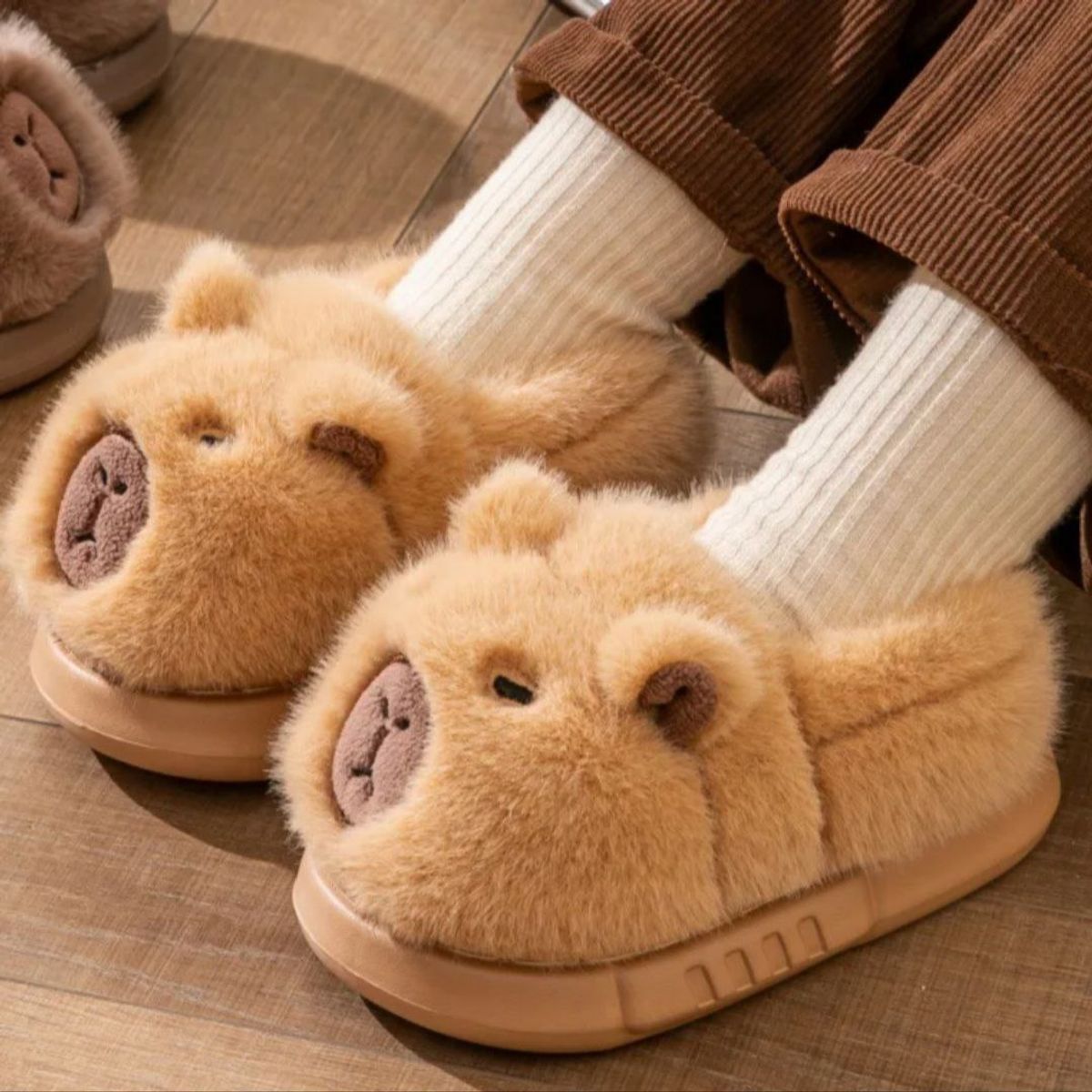 APOSTOL - Pantuflas Capybara Niños De La 28 A La 37