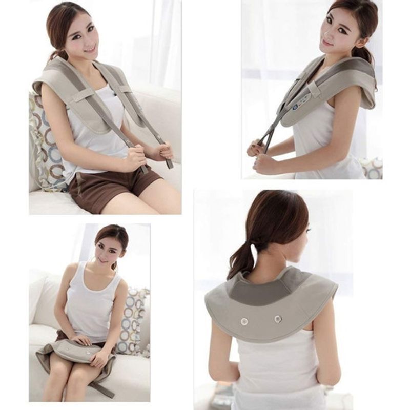 MOVI - Masajeador Eléctrico para Cuello Espalda y Hombros con Calor