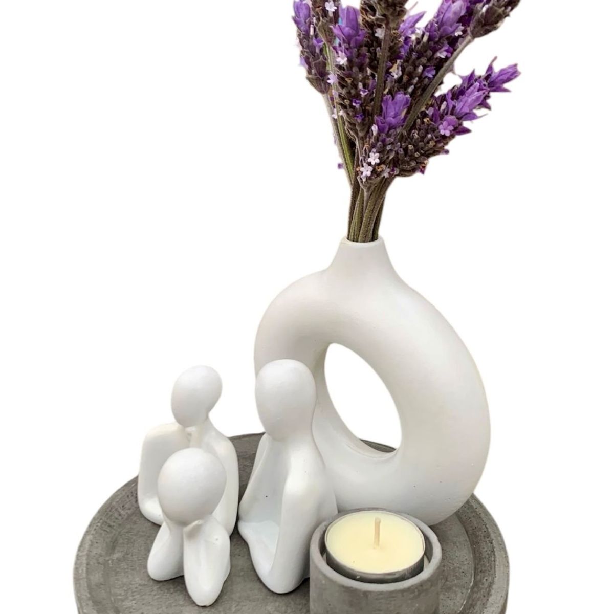 GENERICO - Set Decorativo Familia Cemento