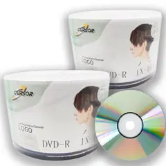 CURSOR - Dvd R 16x 4.7gb Logo Estampado Premium 100 Unidades