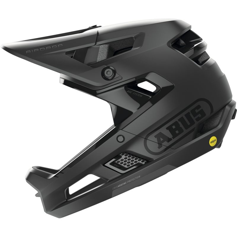 ABUS - Casco Bicicleta Airdrop Mips Negro Talla L-XL 58-62cm