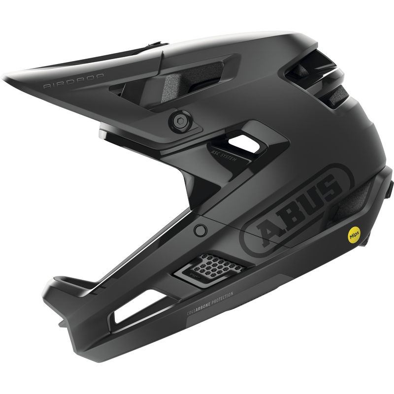 ABUS - Casco Bicicleta Airdrop Mips Negro Talla L-XL 58-62cm