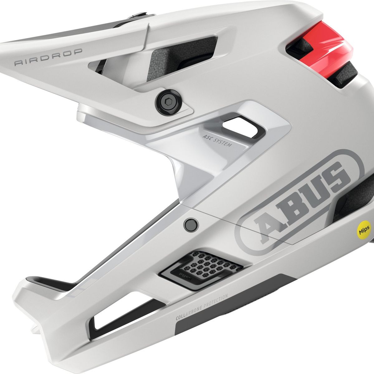 ABUS - Casco Bicicleta Airdrop Mips Blanco Polar Talla S-M 52-58cm