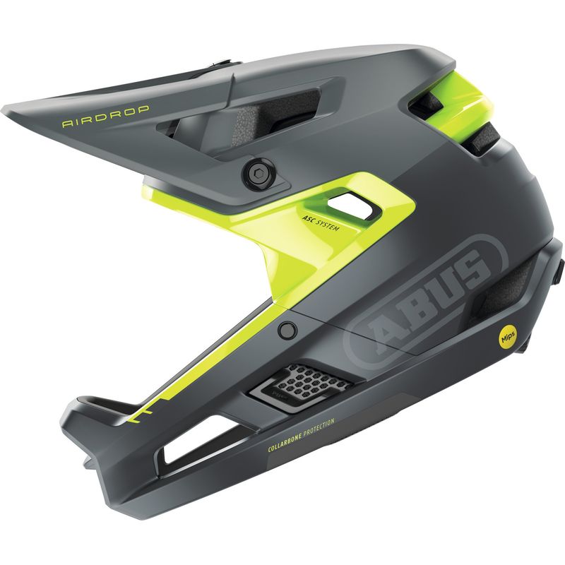 ABUS - Casco Bicicleta Airdrop Mips Gris Concreto Talla S-M 52-58cm