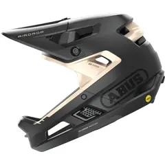 ABUS - Casco Bicicleta Airdrop Mips Negro Oro Talla S-M 52-58cm