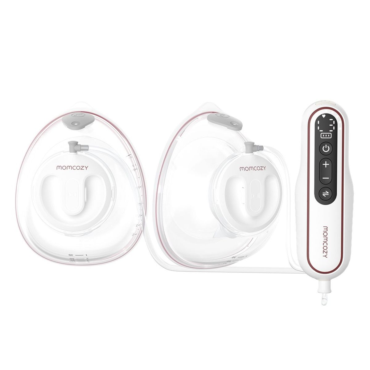 MOMCOZY - Extractor de leche materna Doble V2 Momcozy - Blanco