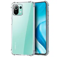 GENERICO - Carcasa Para Xiaomi Mi 11 Lite Transparente Reforzada