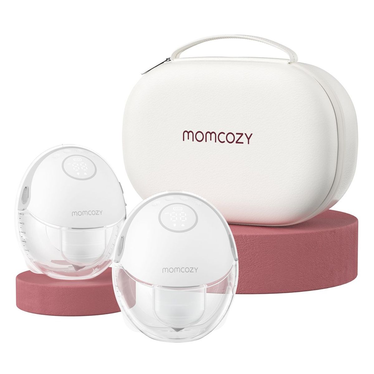 MOMCOZY - Extractor de leche materna M6 Manos libres - Blanco